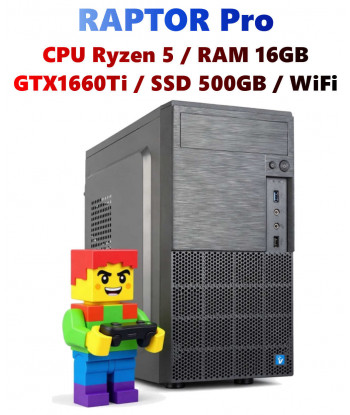 PC RAPTOR Pro, AMD Ryzen 5,...